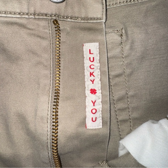 Lucky Brand 121 Slim Straight Khaki Pants Mens 36x30 Stretch Tan - Picture 7 of 9